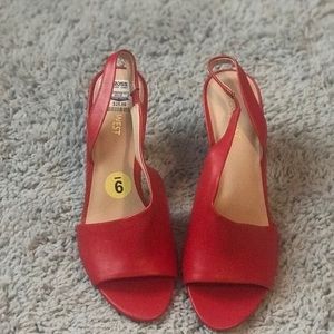 Red Nine West heels
